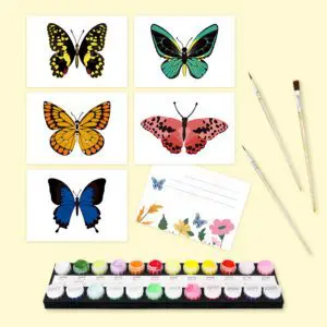 Butterfly Bliss – Mini Paint By Numbers Set