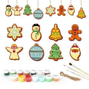 Festive Cookie Ornaments – Paint By Numbers Kit
