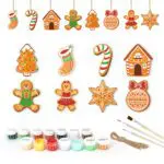 Golden Glow Ornaments – Paint By Numbers Kit