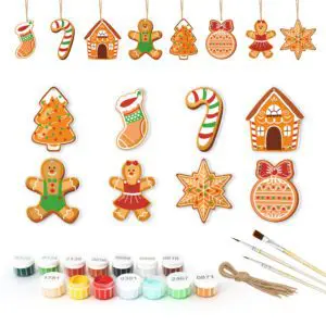 Golden Glow Ornaments – Paint By Numbers Kit