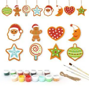 Merry Mix Ornaments – Paint By Numbers Kit