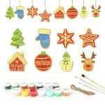 Joyful Yuletide Cookies Ornaments – Paint By Numbers Set