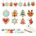 Whimsical Winter Ornaments – Paint By Numbers Set