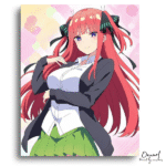 Red Hair School Uniform - Paint By Numbers Kit
