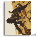 Urban Hero Dynamic Freefall - Paint By Numbers Kit