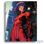 Red Suit City Lights - Paint By Numbers Kit