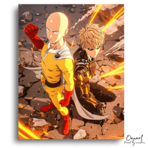 Heroic Duo Power Canvas - Paint By Numbers Kit