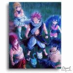 Vibrant Heroes Rainy Battle - Paint By Numbers Kit