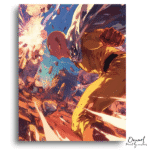 Hero Power Impact Scene - Paint By Numbers Kit