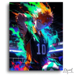 Dynamic Volleyball Court Action - Paint By Numbers Kit