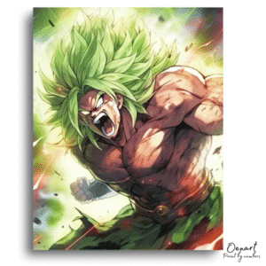 Green Warrior Power Energy - Paint By Numbers Kit