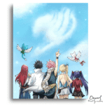 Friends Sky Colorful Adventure - Paint By Numbers Kit