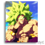 Muscular Hero Island Pose - Paint By Numbers Kit