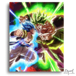 Epic Battle Energy Clash - Paint By Numbers Kit