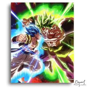 Epic Battle Energy Clash - Paint By Numbers Kit