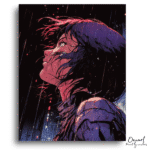 Rain City Neon Portrait - Paint By Numbers Kit