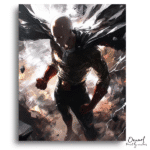 Dynamic Hero Stands Strong - Paint By Numbers Kit