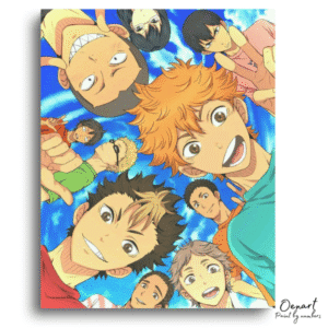 Vibrant Team Smiling Dive - Paint By Numbers Kit