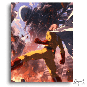 Hero Battle City Showdown - Paint By Numbers Kit