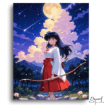 Moonlit Archer Forest Night - Paint By Numbers Kit