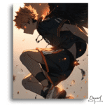 Orange Haired Volleyball Wings - Paint By Numbers Kit