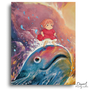 Whimsical Girl Ocean Adventure - Paint By Numbers Kit