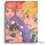 Pastel Group Portrait - Paint By Numbers Kit