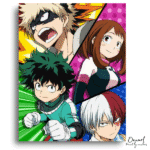 Bold Heroes Expressions - Paint By Numbers Kit