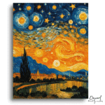 Radiant Starry Night Escape - Paint By Numbers Kit