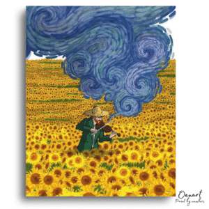 Vivid Sunflower Symphony Field - Paint By Numbers Kit