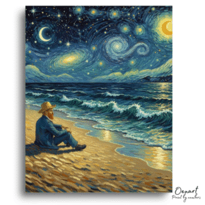 Majestic Starry Seaside Calm - Paint By Numbers Kit