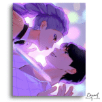 Dreamy Couple Luminous Scene - Paint By Numbers Kit