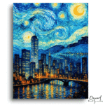 Urban Skyline Dream - Paint By Numbers Kit