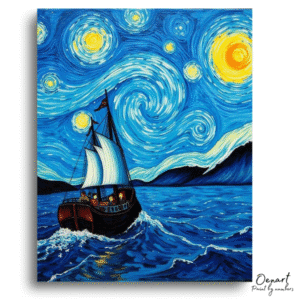 Vivid Starry Ocean Journey - Paint By Numbers Kit