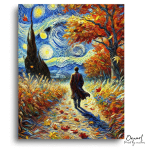 Vivid Autumn Starry Escape - Paint By Numbers Kit