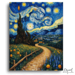 Luminous Starry Path Escape - Paint By Numbers Kit