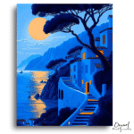 Luminous Coastal Tranquil Escape - Paint By Numbers Kit