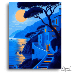 Luminous Coastal Tranquil Escape - Paint By Numbers Kit