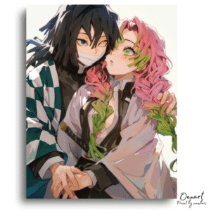 Romantic Couple Artistic Canvas - Paint By Numbers Kit