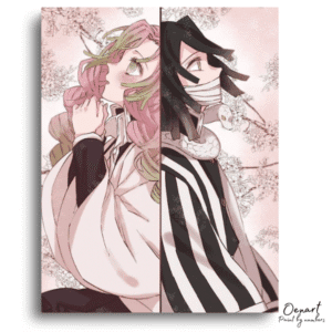 Cherry Blossom Duo Art - Paint By Numbers Kit