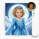 Moonlight Ice Princess – Personalized Paint By Numbers Kit