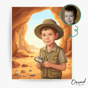 Little Explorer Adventure – Personalized Paint By Numbers Kit