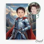 Knight Protector Kid – Personalized Paint By Numbers Kit
