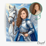 Pegasus Knight Princess – Personalized Paint By Numbers Kit