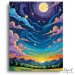 Celestial Horizon Dreamscape - Paint by Numbers Kit