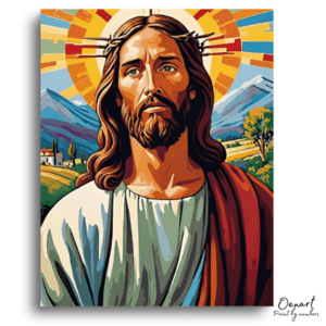 Divine Portrait of Jesus - Paint by Numbers Kit