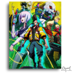 Glowing Heroes Team - Paint by Numbers Kit
