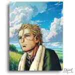 Golden Haired Wanderer's Gaze - Paint by Numbers Kit