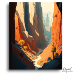 Grand Canyon River Vista - Paint by Numbers Kit