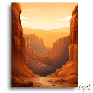 Majestic Canyon Journey - Paint by Numbers Kit